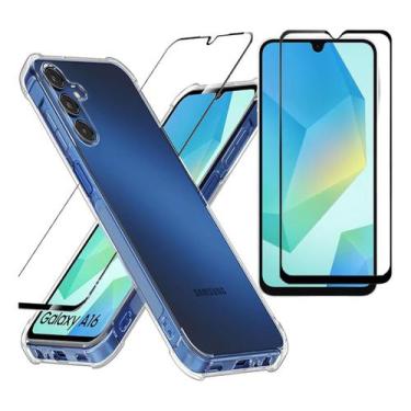 Imagem de Capa Capinha Anti Queda Para Galaxy A16 6.7 + Película 3d - Inboxmobil