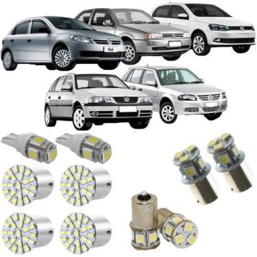 Imagem de Kit lâmpadas led 6000k lanternas gol g2 g3 g4 g5 g6 - AUTOVEX