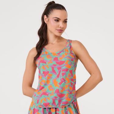 Imagem de Regata Basica Estampa Poliamida Soft Donna Carioca-Feminino