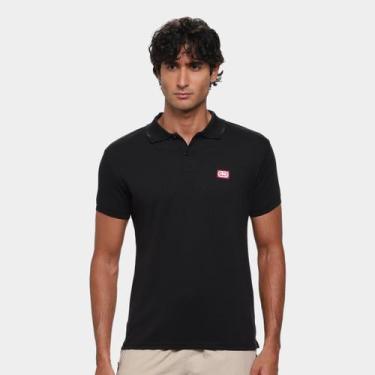 Imagem de Camisa Polo Ecko Basic Masculina, Preto, G