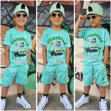 Imagem de Roupas menino Juvenil Camisa e Bermuda 2 ao 12 Anos Modelo 2025 - Kvan