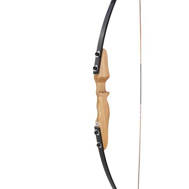 Imagem de Arco E Flecha Recurvo 40lbs Profissional Kit Tiro Esportivo Preto Destro