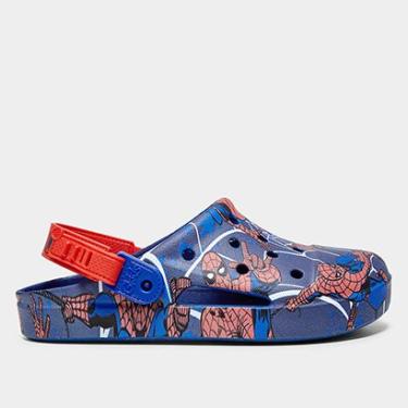 Imagem de Sandália Infantil Grendene Kids Marvel Print Babuche Menino-Masculino