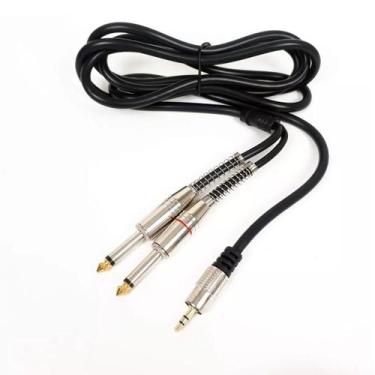 Imagem de Cabo 2 P10 Mono X P2 Stereo Mxt Profissional Ouro 1.8 Metros