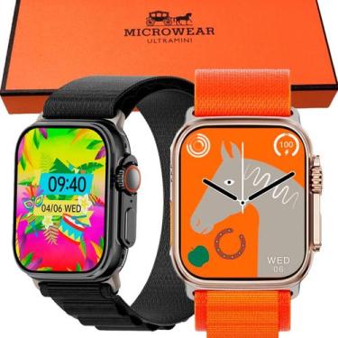 Imagem de Relógio Smartwatch Inteligente W69 Preto Ultra Mini para Homens e Mulh