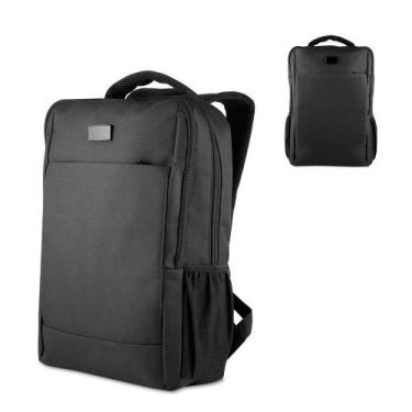 Imagem de Mochila Notebook 15,6 13L Poliéster Engate de Viagem Preta - King Mix