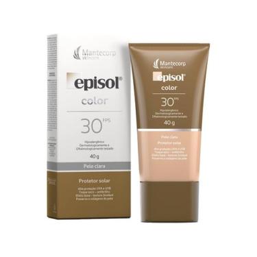 Imagem de Protetor Solar Facial Mantecorp Skincare FPS 30 - Episol Color 40ml, C
