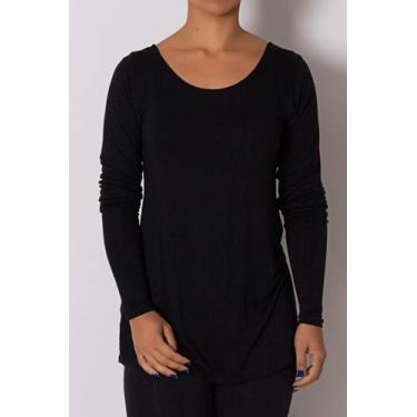 Imagem de Blusa de Frio Manga Longa Orbis Gola Redonda Viscose Feminina - Orbis 