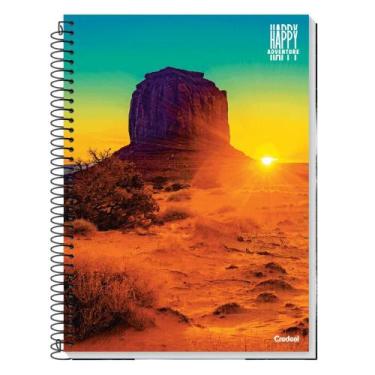 Imagem de Caderno Espiral Universitário 16 Matérias 320 Folhas Happy Adventure C