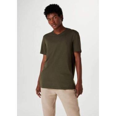 Imagem de Camiseta masculina hering 4496 022bnaten, Verde, G