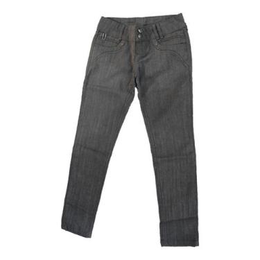 Imagem de Calça Jeans Infantil Menino Menina - anjo da mamãe, Cinza, 18