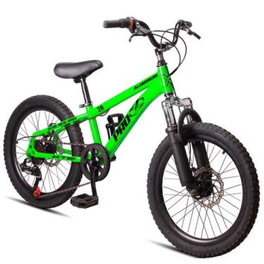 Imagem de Bicicleta Aro 20 Pro-X MTB Alumínio 6 Marchas Freio a disco e Suspensã
