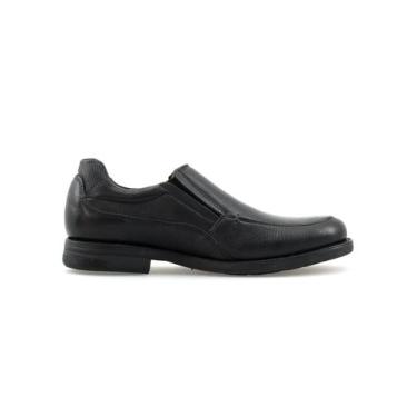 Imagem de Sapato Casual Anatomic Gel Masculino Couro 3022, Preto, 40