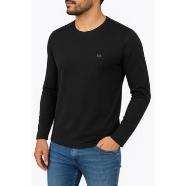 Imagem de Camiseta Térmica Masculina Manga Longa Segunda Pele - Ogochi, P, Preto