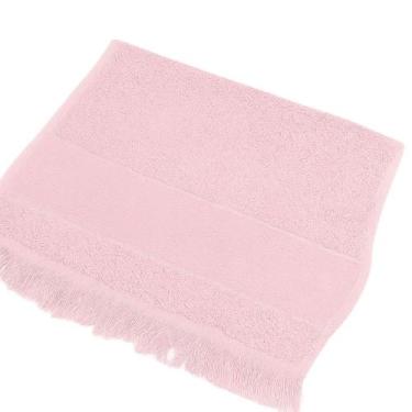 Imagem de Toalha Social Para Bordar Com Franja Slim Lisa 23 cm x 39 cm Pacote Co