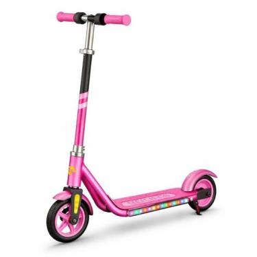 Imagem de Patinete Elétrico Scooter Infantil com LED Base Antiderrapante Ajustáv