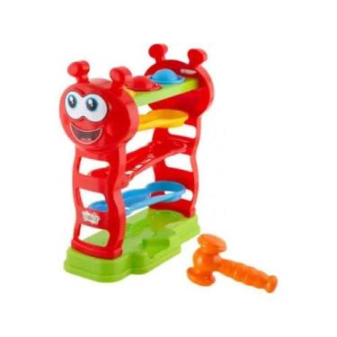 Imagem de Centopeia Didática Infantil Baby Péia Vermelha 4155 - Maral