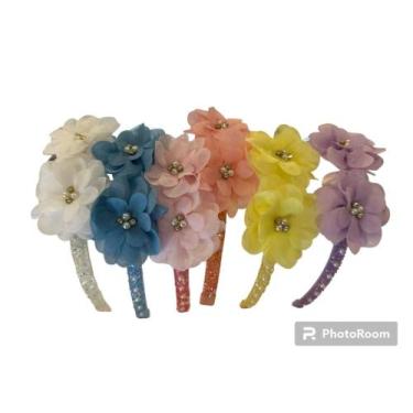 Imagem de Tiaras de Flores infantil  - Lara Tiara, Amarelo