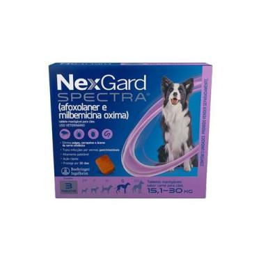Imagem de Nexgard Spectra G Antipulgas Cães 15,1Kg a 30Kg 3 Comprimido - Boehrin