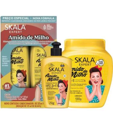 Imagem de Kit Skala Amido de Milho 4 Itens