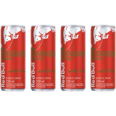 Imagem de Bebida Energética Red Bull Summer Edition Melancia - 250ml 4 Unidades