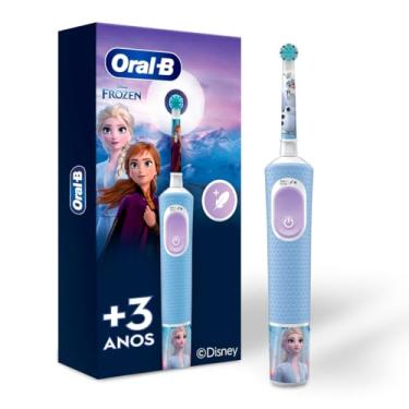Imagem de Oral-B Escova de Dente Elétrica Infantil Disney Frozen, 100-240V