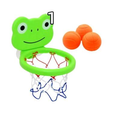 Imagem de Brinquedo De Banho Infantil De Basquete Com Animais De Desenho Animado