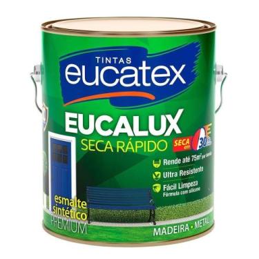 Imagem de Tinta Esmalte Eucatex 3.6 Litros Preto Fosco