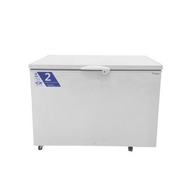 Imagem de Freezer Conservador Horizontal Fricon 411 Litros Dupla Ação 1 Tampa de Chapa Única Branco HCED 411C 220V