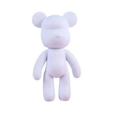 Imagem de Escultura De Urso Branco DIY, Molde Em Branco Bearbrick Para Pintura E