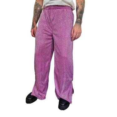 Imagem de Calça Brilho Rosa Feminina com Cintura de Elástico - Meijor, M
