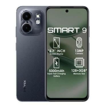 Imagem de Smartphone Celular Infinix Smart 9 64GB, 6GB RAM, Tela LCD 6,7 polegad