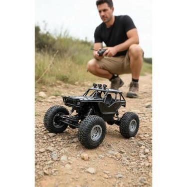 Imagem de 2x Monster Truck 4x4 Controle Remoto Cinza: Aventura Total! - Congratu