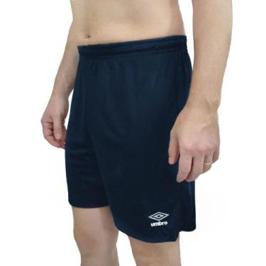 Imagem de Calção de Futebol Umbro TWR Striker Adulto, 3g, Marinho