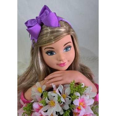 Imagem de Tiara Belli Laço Lilás para Crianças - Acessório Elegante - no-brand