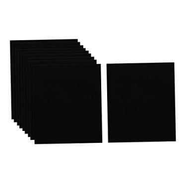 Imagem de 10 unidades de adesivo de feltro de de cola adesiva durável para porta- porta-jóias protetor de, Preto
