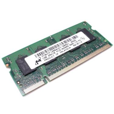 Imagem de Memória Micron 1GB DDR2 SO-DIMM 200pin PC2-6400S 800MHz Genuíno