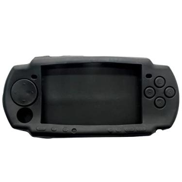 Imagem de OSTENT Capa protetora macia de silicone para transporte e transporte para Sony PSP 2000/3000 cor preta