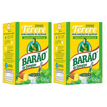 Imagem de 2 un. Erva Mate para Terere Barão Abacaxi com Hortelã 500g