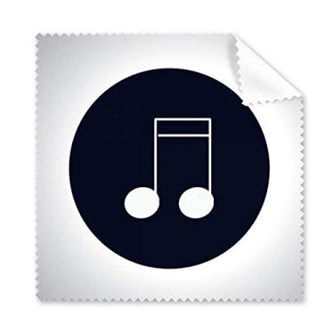 Imagem de Dubled-Demiquaver pano de limpeza de notas musicais limpador de óculos 5 peças