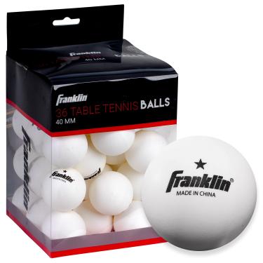 Imagem de Franklin Sports Bolas de tênis de mesa – Tamanho e peso oficiais de bolas de tênis de mesa de 40 mm – Bolas profissionais de uma estrela