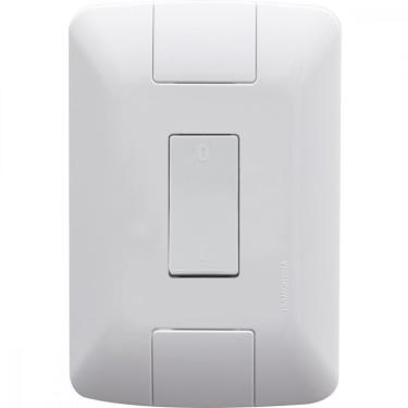 Imagem de Conjunto 4x2 com 1 Interrup Bipolar Simples 10A 250V