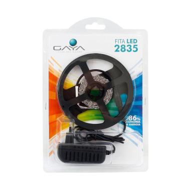 Imagem de Fita Led Fita Led 2835 12V Transparente Ref 9039 Azul 4,8 W Gaya