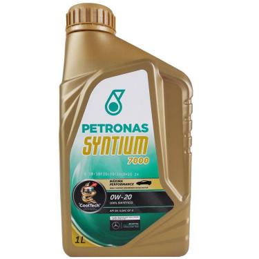 Imagem de Óleo Lubrificante do Motor Petronas Syntium 7000 0W20 100% Sintético Tecnologia °CoolTech? - 1L