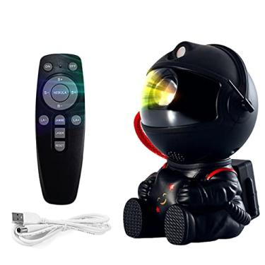 Imagem de Projetor de luz da galáxia do astronauta | Lâmpada inovadora para projetor de céu estrelado | Projetor de teto estrelado com controle remoto para berçário infantil, quarto, presentes de Comfrey