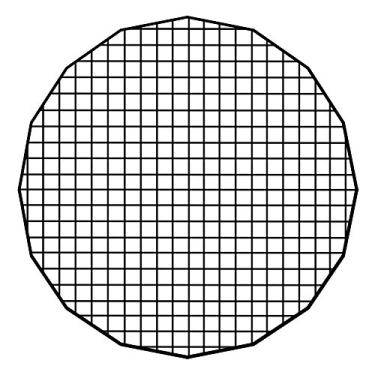 Imagem de Grade Eggcrate de 32 pol. (80 cm) para soluções de estúdio profissional EZ-Pro Beauty Dish e Softbox Combo - Grade de 50 graus (2 x 2 x 1,5 aberturas)