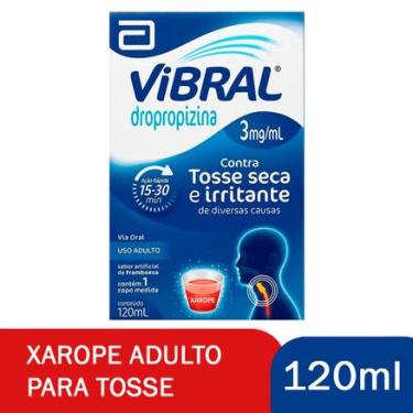 Imagem de Vibral 3mg/mL Xarope Adulto Sabor Framboesa 120mL ABBOTT