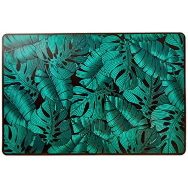 Imagem de Lugar Americano De Plástico Garden Verde E Preto 45x30cm Lyor Verde E Preto No Voltagev