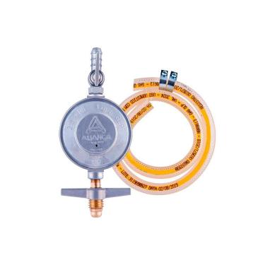Imagem de Regulador de Gás 504/01 1kg/h Com Mangueira Cinza Aliança