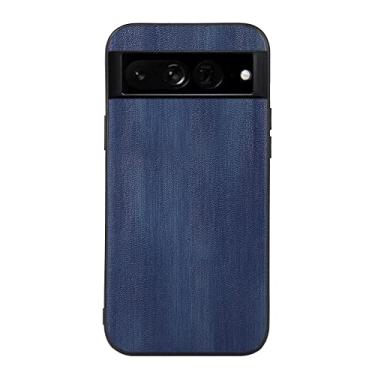 Imagem de YUNCHAO Caixa de telefone Para Google Pixel 7 Pro 5G TEXTURA DE TEXTURA PU AMARELA CASO capa para celular